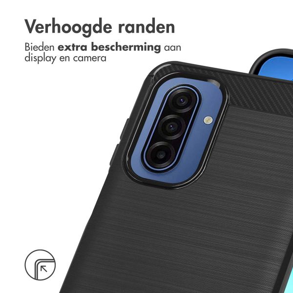 imoshion Brushed Backcover Samsung Galaxy A17 - Zwart