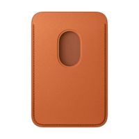 Apple FineWoven Wallet MagSafe with 'Find My' feature - Fox Orange
