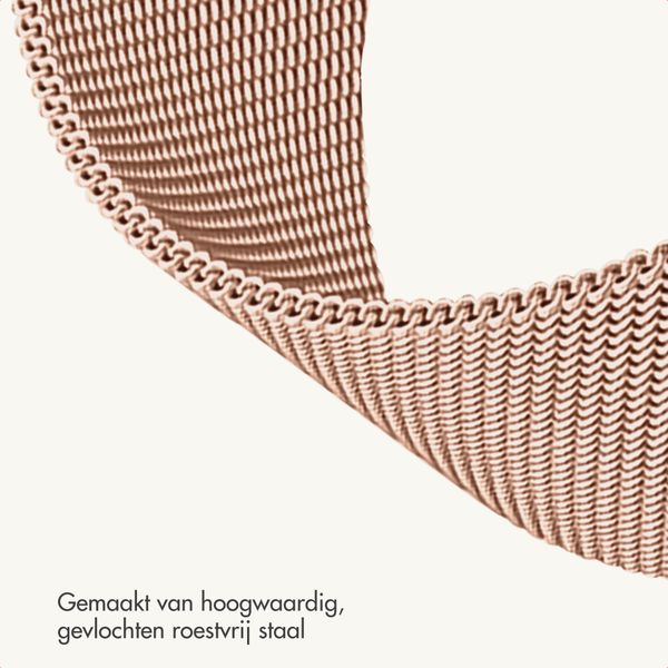 imoshion Milanees magnetisch bandje Samsung Galaxy Watch 9 (40/44mm) / Watch 8 (40/44mm) / Classic (46mm) - Rose Gold