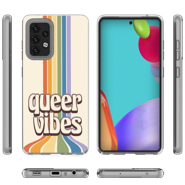 imoshion Design hoesje Samsung Galaxy A52(s) (5G/4G) - Rainbow Queer vibes