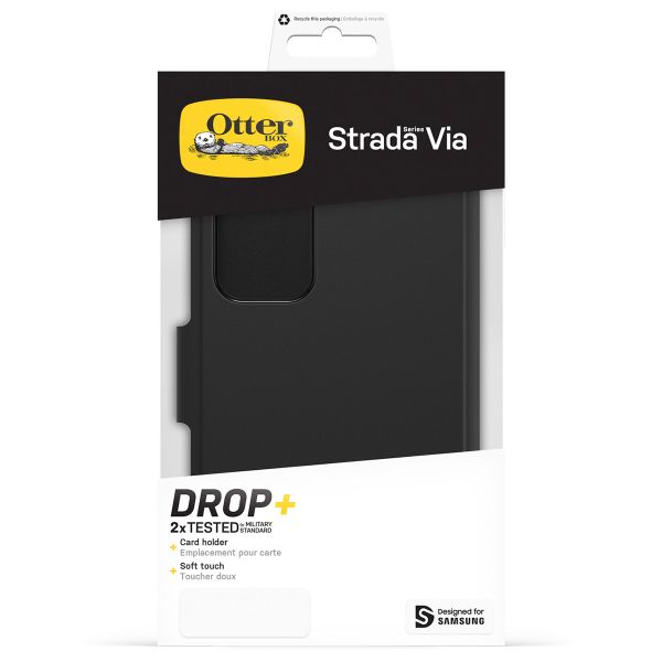 OtterBox Strada Via Bookcase Samsung Galaxy S23 Plus - Zwart