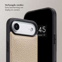 Selencia Nova Telefoonhoes met Koord en Pashouder Apple iPhone Air - Beige