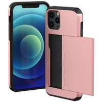 imoshion Backcover met pasjeshouder Apple iPhone 12 (Pro) - Rosé Goud