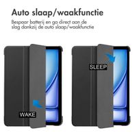 imoshion Trifold Bookcase Apple iPad Air 13 inch (2025) M3 / (2024) M2 - Zwart