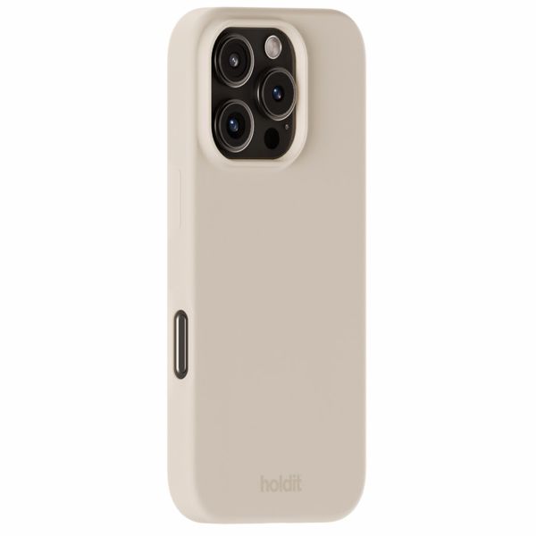 Holdit Silicone Case Apple iPhone 16 Pro - Light Beige