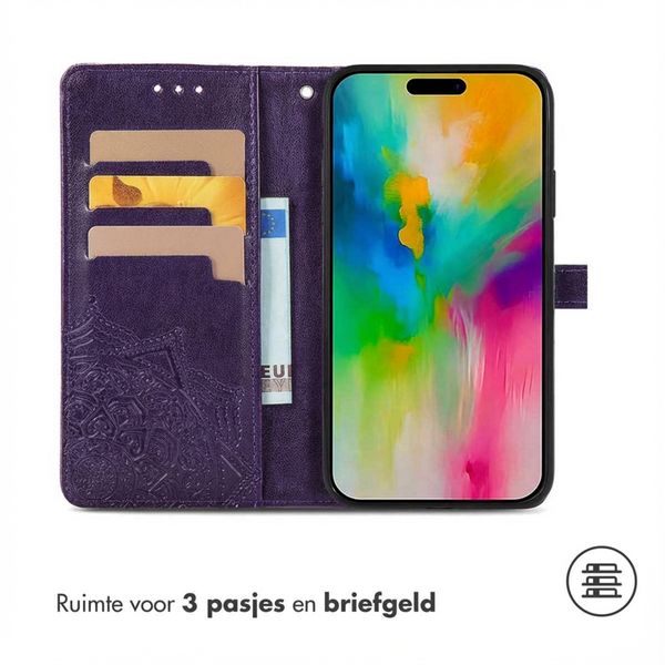 imoshion Mandala Bookcase Apple iPhone 17 - Paars