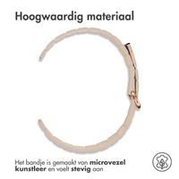 imoshion Magnetisch lederen bandje  - Universeel 22 mm aansluiting - Beige