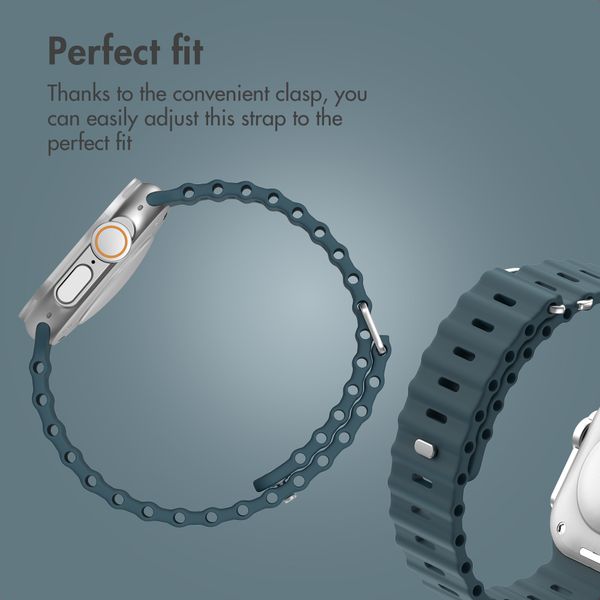 Accezz Ocean band Apple Watch | 44/45/46/49 mm - Abyss Blue