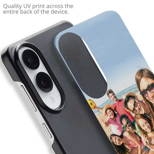 Ontwerp je eigen hardcase hoesje Samsung Galaxy S25 Edge - Zwart