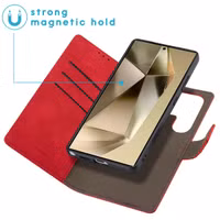 imoshion Uitneembare 2-in-1 Luxe Bookcase Samsung Galaxy S25 Ultra - Rood