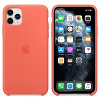 Apple Silicone Backcover Apple iPhone 11 Pro Max - Clementine Orange