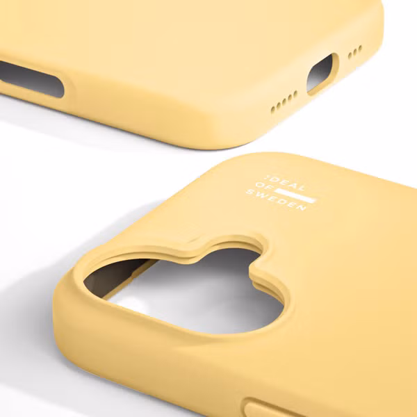 iDeal of Sweden Silicone Case Apple iPhone 16 - Soft Lemon