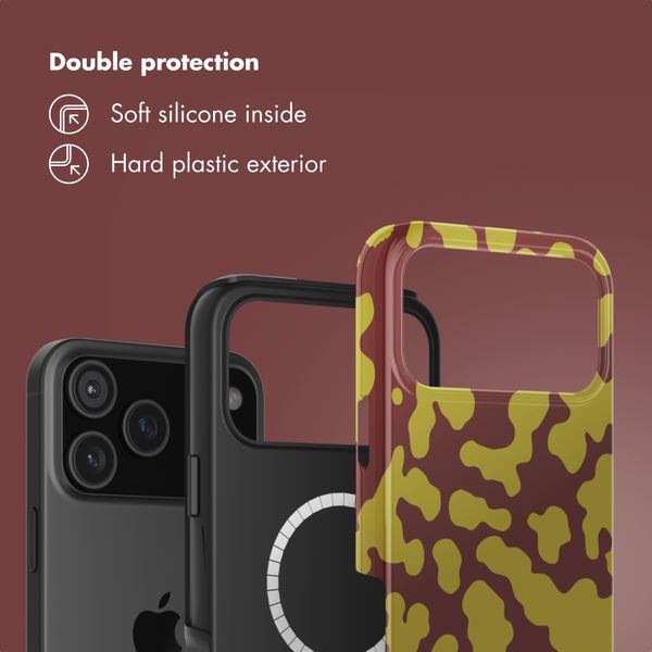 Selencia Vivid Back Cover with MagSafe Apple iPhone 17 Pro Max - Moo'd Olive Dust