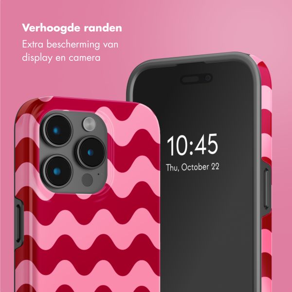 Selencia Vivid Tough Backcover met MagSafe iPhone 15 Pro Max - Wave Vibes Lipstick