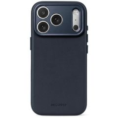 Decoded Leather Backcover MagSafe Apple iPhone 18 Pro / 17 Pro - Midnight