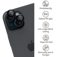 imoshion 2 Pack Camera lens protector Apple iPhone 15 / 15 Plus - Black
