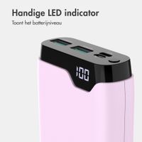 imoshion Powerbank 20.000 mAh - 22,5W Snellader - USB-C / USB-A - Roze