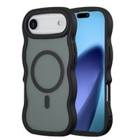 Selencia Wavy Backcover met MagSafe Apple iPhone Air - Zwart