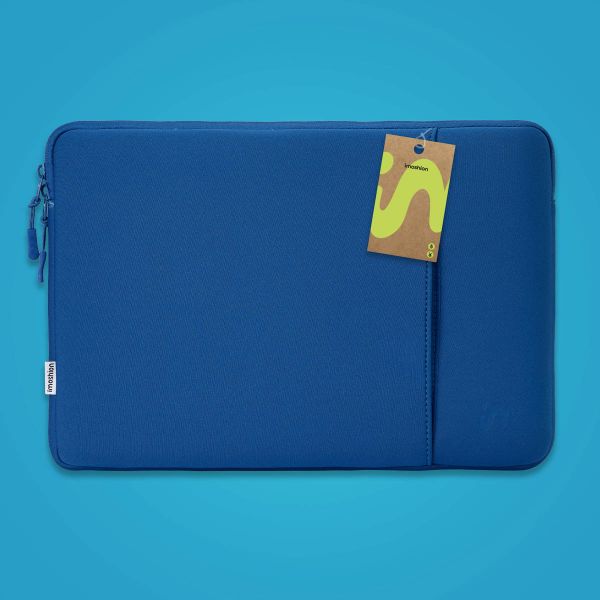imoshion Laptop sleeve with storage pocket 13 inch - Cobalt Blue