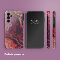 Selencia Vivid Backcover Samsung Galaxy A15 (5G) - Marble Purple