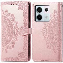 imoshion Mandala Bookcase Xiaomi Redmi Note 13 Pro (5G) / Poco X6 - Rosé Goud