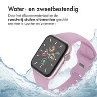 imoshion Siliconen⁺ bandje Apple Watch Series 1 t/m 10 / SE / Ultra (2) (44/45/46/49 mm) - Mauve  - Maat M/L