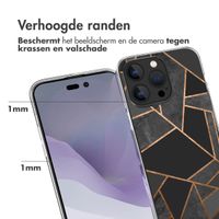 imoshion Design hoesje iPhone 14 Pro Max - Grafisch Koper / Zwart