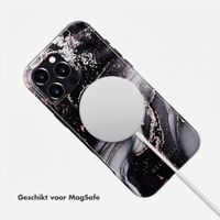 Selencia Vivid Backcover met MagSafe Apple iPhone 16 Pro Max - Chic Marble Black