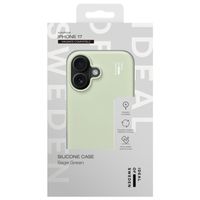 iDeal of Sweden Silicone Case met MagSafe Apple iPhone 17 - Sage Green