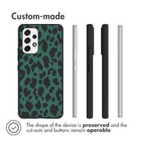 imoshion Design hoesje Samsung Galaxy A53 - Luipaard - Groen / Zwart