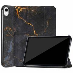imoshion Design Trifold Bookcase Apple iPad Mini 7 (2024) / iPad Mini 6 (2021) - Black Marble