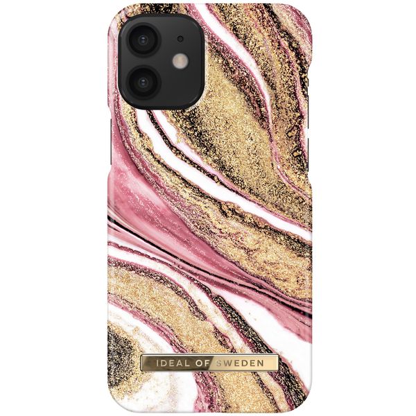 iDeal of Sweden Fashion Backcover iPhone 12 Mini - Cosmic Pink Swirl