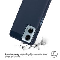 imoshion Brushed Backcover Motorola Moto G04 / G24 - Donkerblauw