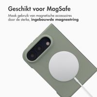 Accezz Liquid Silicone Backcover met MagSafe Apple iPhone Duo - Cooper Green