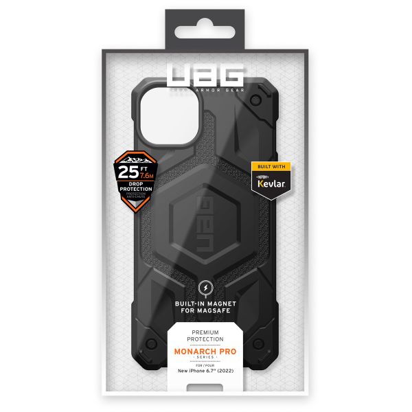 UAG Monarch Back Cover MagSafe Apple iPhone 14 Plus - Kevlar Black