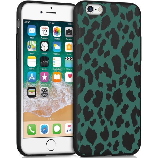 imoshion Design hoesje iPhone 6 / 6s - Luipaard - Groen / Zwart