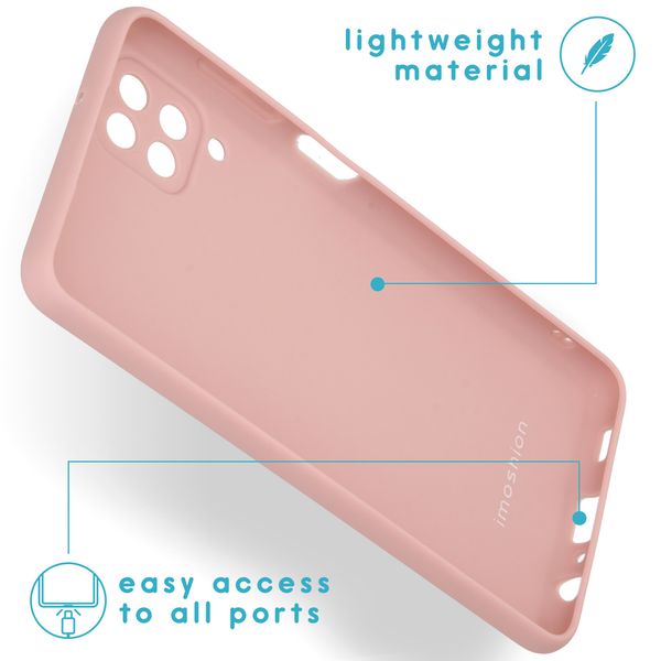 imoshion Color Backcover Samsung Galaxy A12 - Dusty Pink