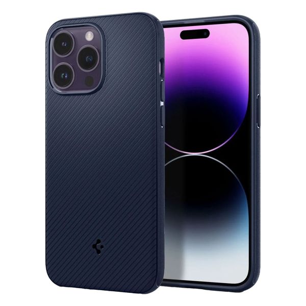 Spigen MagSafe Armor Backcover Apple iPhone 14 Pro Max - Blue