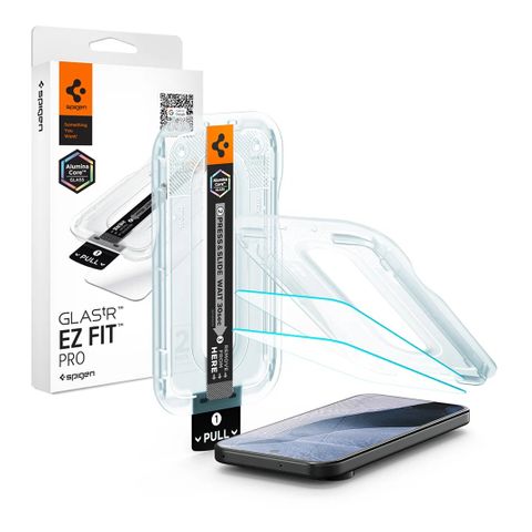 Spigen GLAStR EZ Fit Screenprotector 2 Pack + Applicator Google Pixel 11 / 11 Pro