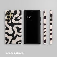 Selencia Vivid Backcover Samsung Galaxy S24 Ultra - Art Wave Black