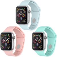 imoshion Siliconen bandje Multipack Apple Watch Series 1-10 / SE / Ultra (2) - 42/44/45/46/49 mm