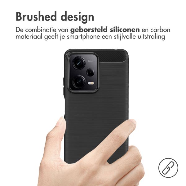 imoshion Brushed Backcover Xiaomi Redmi Note 12 Pro / Xiaomi Poco X5 Pro 5G - Zwart