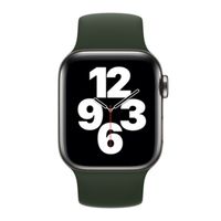 Apple Siliconen solobandje Apple Watch | 44/45/46/49 mm - Maat 8 - Cyprus Green
