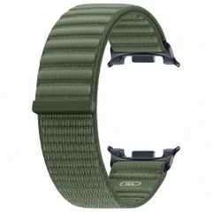 Samsung Originele Fabric Band Samsung Galaxy Watch 9 (40/44mm) / Watch 8 (40/44mm) / Classic (46mm) - Maat M/L - Olive