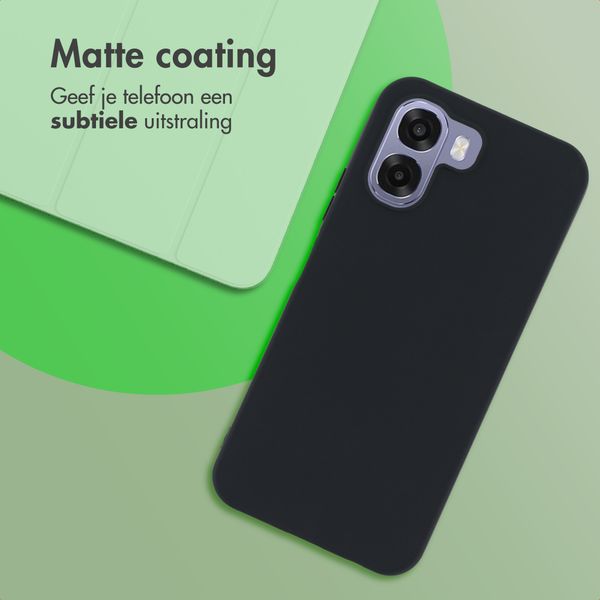 imoshion Color Backcover Oppo A6x (4G/5G) - Zwart