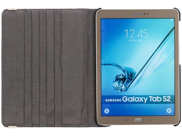 360° Draaibare Design Bookcase Samsung Galaxy Tab S2 9.7