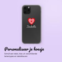 Hoesje met eigen foto en/of tekst Apple iPhone 12 (Pro) - Hartje
