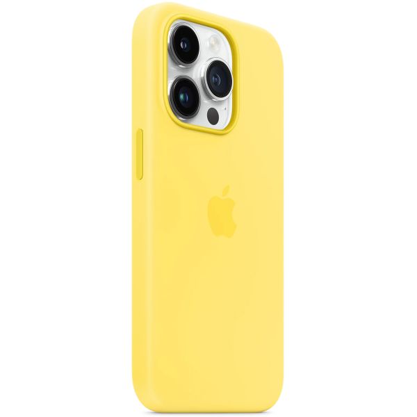 Apple Silicone Backcover MagSafe iPhone 14 Pro - Canary Yellow