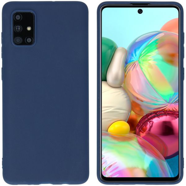 imoshion Color Backcover Samsung Galaxy A71 - Donkerblauw