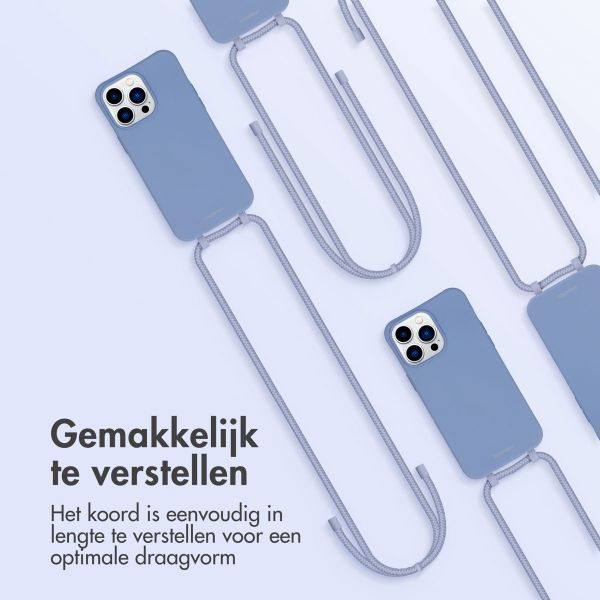 imoshion Color Backcover met afneembaar koord Apple iPhone 14 Pro Max - Ash Blue